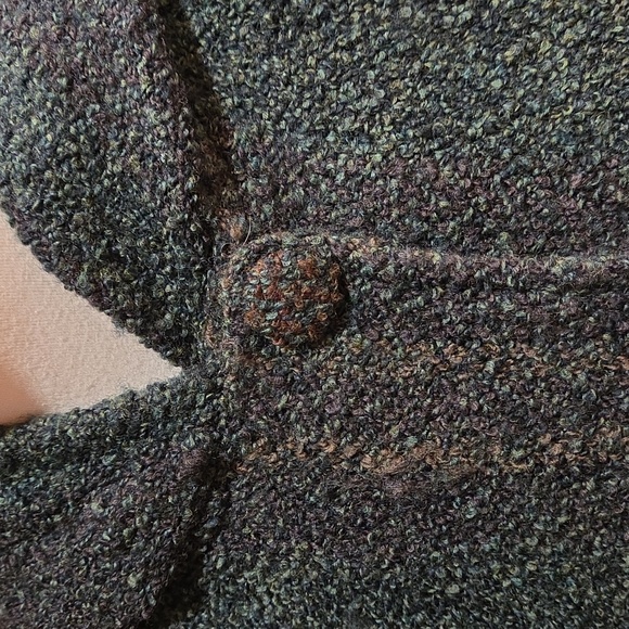 Green Wool Cape From Ireland - Picture 4 of 6